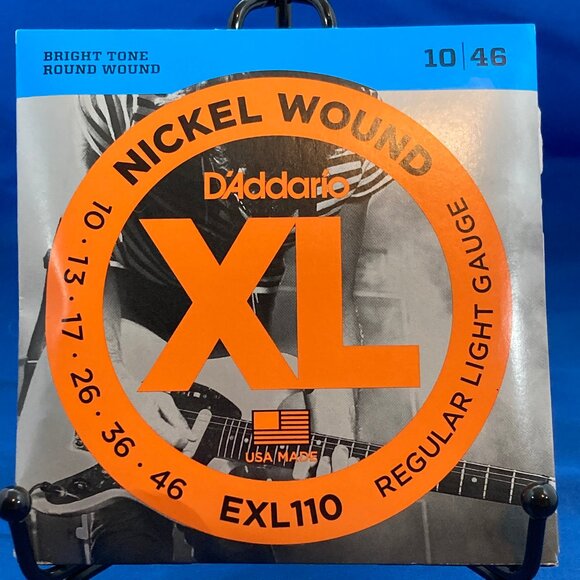 D'Addario EXL110 XL Nickel Electric Guitar Strings 10/46 Reg Light - Picture 1 of 2